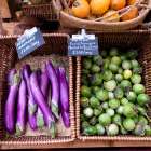 London, England, Great Britain. Borough Hall Market, fresh food, vendors and produce market. Art Print